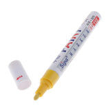 Maxbell Waterproof Permanent Paint Marker Pen Tire Metal Marking Acrylic Pens Yellow