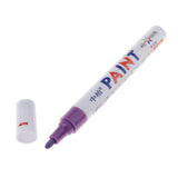 Maxbell Waterproof Permanent Paint Marker Pen Tire Metal Marking Acrylic Pens Purple