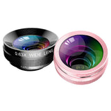 Max Seven-in-one set of mobile phone lenses Fisheye Wide Angle+Macro Lens Black