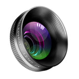 Max Seven-in-one set of mobile phone lenses Fisheye Wide Angle+Macro Lens Black