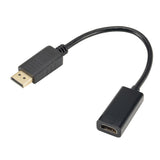 Max 22cm Mini DP Male to HDMI Female Active Adapter Supports HD 4K 2K