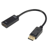 Max 22cm Mini DP Male to HDMI Female Active Adapter Supports HD 4K 2K