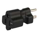 Maxbell 15A to 20A Plug Converter Nema 5-15P to 5-15R/5-20R 20A Comb AC Adapter