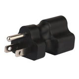 Maxbell 15A to 20A Plug Converter Nema 5-15P to 5-15R/5-20R 20A Comb AC Adapter