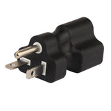 Maxbell Nema 5-20P Male to 5-15R/20R Female Adapter,20A to 15A T-Blade Adapter