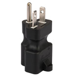 Maxbell Nema 5-20P Male to 5-15R/20R Female Adapter,20A to 15A T-Blade Adapter