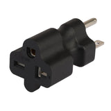 Maxbell 250V Nema 6-15P Male to Nema 6-15/20R Comb Female AC 15A to 20A Adapter