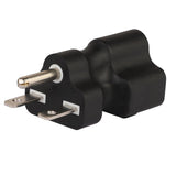 Maxbell 250V Nema 6-15P Male to Nema 6-15/20R Comb Female AC 15A to 20A Adapter