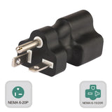 Maxbell Nema 6-20P Male to 6-15/20R Female AC Adapter 250V Extension Plug