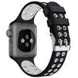 Maxbell Silicone Strap Sport double-color for Apple i watch1/2/3/4 42/44MM 3