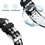 Maxbell Silicone Strap Sport double-color for Apple i watch1/2/3/4 42/44MM 3