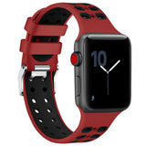 Maxbell Silicone Strap Sport double-color for Apple i watch1/2/3/4 42/44MM 6