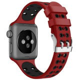 Maxbell Silicone Strap Sport double-color for Apple i watch1/2/3/4 42/44MM 6