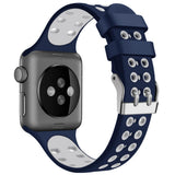 Maxbell Silicone Strap Sport double-color for Apple i watch1/2/3/4 42/44MM 8