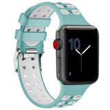 Maxbell Silicone Strap Sport double-color for Apple i watch1/2/3/4 42/44MM 9