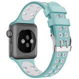 Maxbell Silicone Strap Sport double-color for Apple i watch1/2/3/4 42/44MM 9