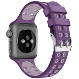 Maxbell Silicone Strap Sport double-color for Apple i watch1/2/3/4 42/44MM 10