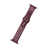 Maxbell Dual-color Perforated Sports Watchband for Apple iWATCH 1234 38/40MM 2