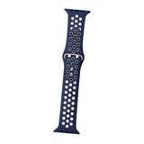 Maxbell Dual-color Perforated Sports Watchband for Apple iWATCH 1234 38/40MM 3