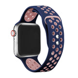 Maxbell Dual-color Perforated Sports Watchband for Apple iWATCH 1234 38/40MM 3