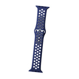 Maxbell Dual-color Perforated Sports Watchband for Apple iWATCH 1234 38/40MM 4