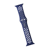 Maxbell Dual-color Perforated Sports Watchband for Apple iWATCH 1234 38/40MM 4