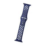 Maxbell Dual-color Perforated Sports Watchband for Apple iWATCH 1234 38/40MM 4