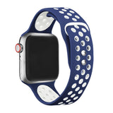 Maxbell Dual-color Perforated Sports Watchband for Apple iWATCH 1234 38/40MM 4