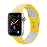 Maxbell Dual-color Perforated Sports Watchband for Apple iWATCH 1234 38/40MM 5