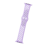 Maxbell Dual-color Perforated Sports Watchband for Apple iWATCH 1234 38/40MM 6