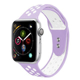 Maxbell Dual-color Perforated Sports Watchband for Apple iWATCH 1234 38/40MM 6