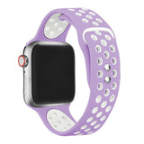 Maxbell Dual-color Perforated Sports Watchband for Apple iWATCH 1234 38/40MM 6
