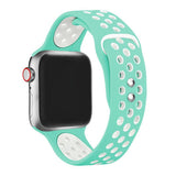 Maxbell Dual-color Perforated Sports Watchband for Apple iWATCH 1234 38/40MM 7