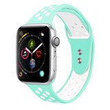 Maxbell Dual-color Perforated Sports Watchband for Apple iWATCH 1234 38/40MM 7