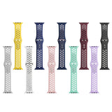 Maxbell Apple 1234 Universal Sports Double-button Silicone Gel Watchband 1