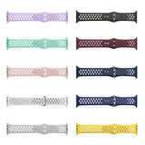 Maxbell Apple 1234 Universal Sports Double-button Silicone Gel Watchband 1