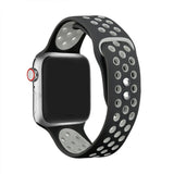 Maxbell Apple 1234 Universal Sports Double-button Silicone Gel Watchband 1