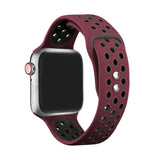 Maxbell Apple 1234 Universal Sports Double-button Silicone Gel Watchband 2
