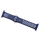 Maxbell Apple 1234 Universal Sports Double-button Silicone Gel Watchband 4