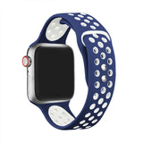 Maxbell Apple 1234 Universal Sports Double-button Silicone Gel Watchband 4