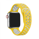 Maxbell Apple 1234 Universal Sports Double-button Silicone Gel Watchband 5