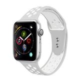 Maxbell Apple 1234 Universal Sports Double-button Silicone Gel Watchband 10
