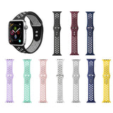 Maxbell Silicone Sport Bracelet Bands Strap for Apple iWATCH1234 38/40MM 1