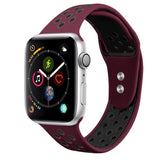 Maxbell Silicone Sport Bracelet Bands Strap for Apple iWATCH1234 38/40MM 2