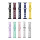 Maxbell Dual-color button Silicone Watchband for Apple iWATCH1234 42/44MM 1