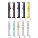 Maxbell Dual-color button Silicone Watchband for Apple iWATCH1234 42/44MM 1