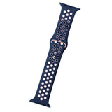 Maxbell Dual-color button Silicone Watchband for Apple iWATCH1234 42/44MM 3