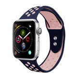 Maxbell Dual-color button Silicone Watchband for Apple iWATCH1234 42/44MM 3