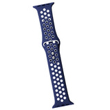 Maxbell Dual-color button Silicone Watchband for Apple iWATCH1234 42/44MM 4