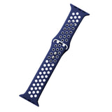 Maxbell Dual-color button Silicone Watchband for Apple iWATCH1234 42/44MM 4